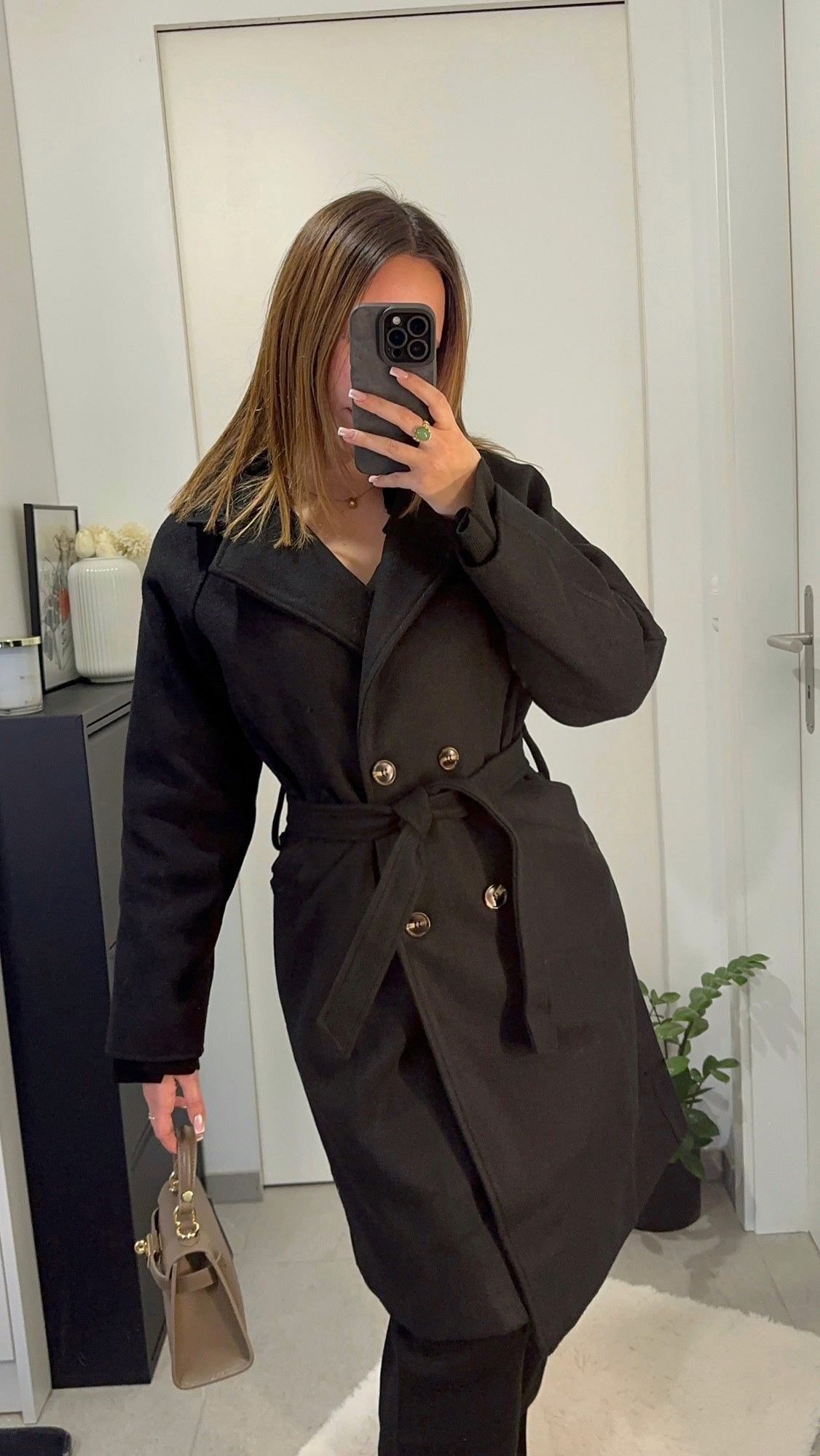 Manteau EMILIE noir